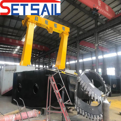 Solución de dragado de Bangladesh 5000m3 excavadora de succión con motor diesel Cummins