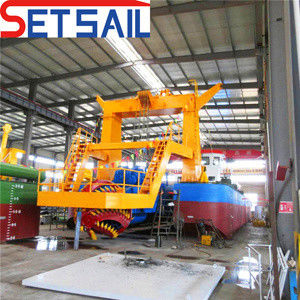 Solución de dragado de Bangladesh 5000m3 excavadora de succión con motor diesel Cummins