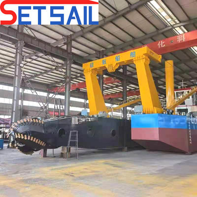 Solución de dragado de Bangladesh 5000m3 excavadora de succión con motor diesel Cummins