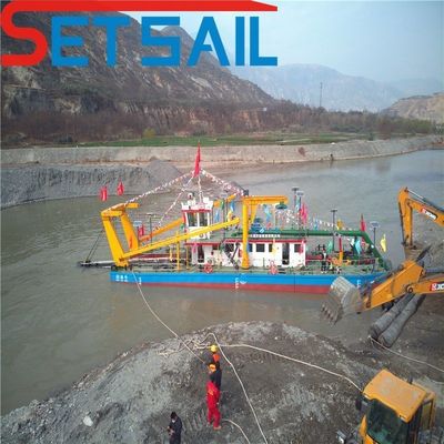 Profundidad de dragado 0,5-30 metros Sistema de control automático Siemens Minería de oro cortador de aspiración excavadora de arena
