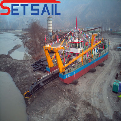 Barco de excavación de arena hidráulico con tipo de ciclón