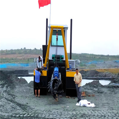 2000 metros Distancia de descarga Cortador de succión Hopper dragadora con bomba de dragada Tipo de ranura CTS