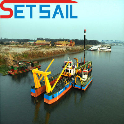 Máquina de dragado de arena y buque de servicio Bucket Gold Dredge Ship con tipo de bomba de lodo WN600