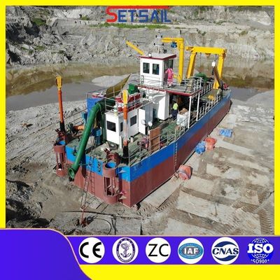 Qihang 20m Profundidad de dragado Cortador de succión de lodo dragado longitud total 38m