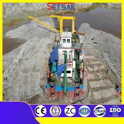 Qihang 20m Profundidad de dragado Cortador de succión de lodo dragado longitud total 38m