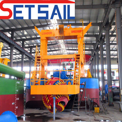 3500m3 cortador de flujo de agua excavadora de succión con Siemens PLC y Rexroth sistema hidráulico