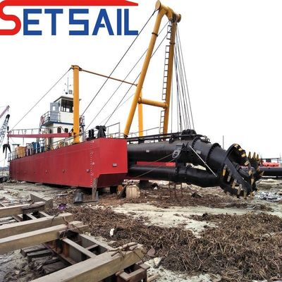 3500m3 cortador de flujo de agua excavadora de succión con Siemens PLC y Rexroth sistema hidráulico