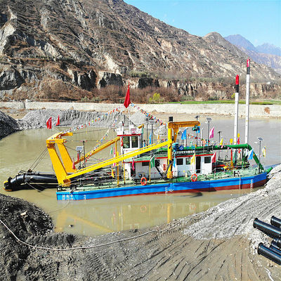 Bomba submarina de anclaje, excavadora de succión con estación de refuerzo de 1,2 m de calado