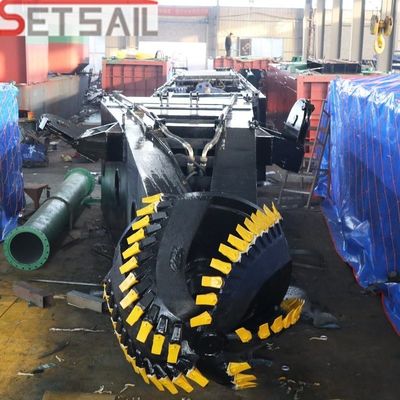 Sistema Siemens PLC 4000m3 Cortador de flujo de agua Excavadora de succión con bomba de lodo tipo Wn500