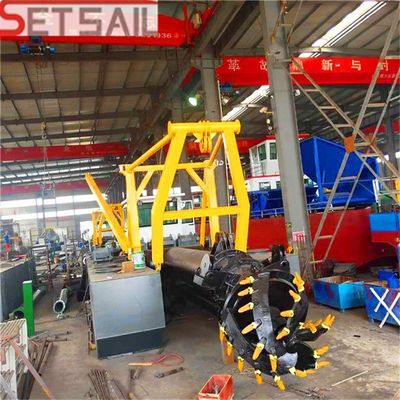 Excavadora de arena fluvial con doble motor diesel con certificación ISO longitud total 17 M-60 M
