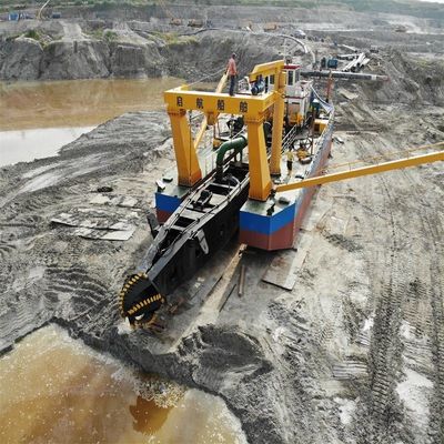 895 Kw potencia del motor principal 18 pulgadas cortador de succión excavadora de arena con sistema de control hidráulico