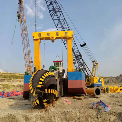 Siemens Motor hidráulico diesel 18 pulgadas draga con cabeza de corte y sistema Rexroth