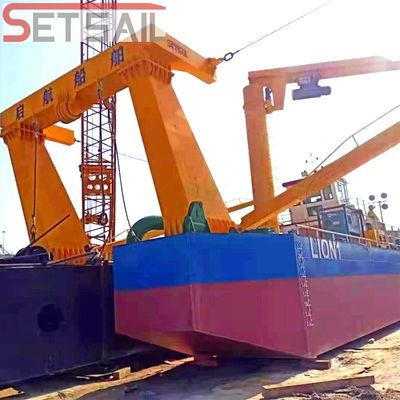 Excavadoras de sección con motor diesel hidráulico para operaciones de dragado de barro de arena fluvial