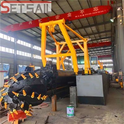 Cortador de energía diesel de 170 kW Excavadora de succión para bomba de arena Flujo de agua 3500m3 18 pulgadas