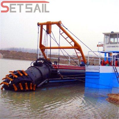 Cortador de flujo de agua de 400 a 20000 metros cúbicos Excavadora de succión para arena de río y barro de lago