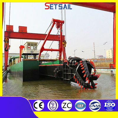 Excavadora de succión de 18 pulgadas con sistema hidráulico Rexroth y motor diesel Cummins