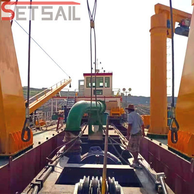 Bomba de arena hidráulica motor diesel cortador de succión excavadora de arena dentro de su presupuesto