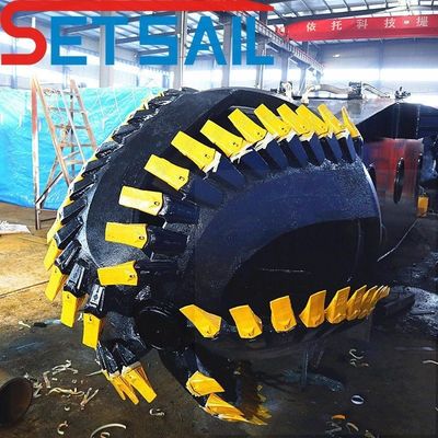 18 pulgadas motor diesel cortador hidráulico excavadora de succión con 500 mm de diámetro del tubo de descarga
