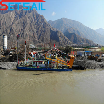 Dredger de succión con tipo de ranura CTS y bomba submarina de 260 kW