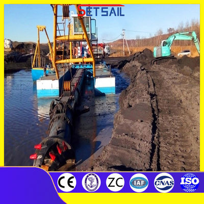Maquinaria de excavación de arena de succión de alta cabeza con motor Cumins de 100kw-2000kw