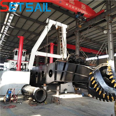 360000.000kg Peso bruto Envase Maquinaria de corte duradera de aspiración de dragado para arena