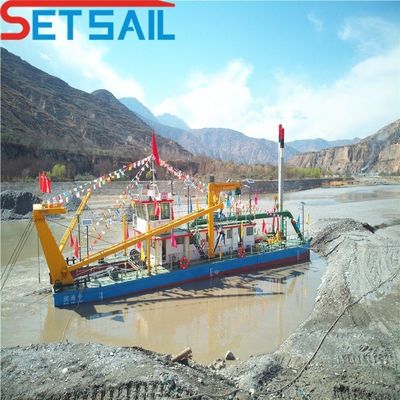 700 m3/h Capacidad Alta Capacidad Diesel Power Cutter Excavadora de succión con bomba hidráulica