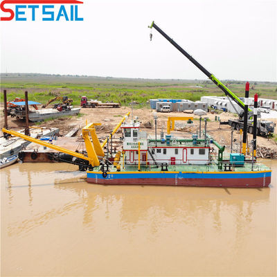Control hidráulico de 31 m 18 pulgadas excavadora de cabeza de cortador con diámetro de tubo de descarga de 650 mm