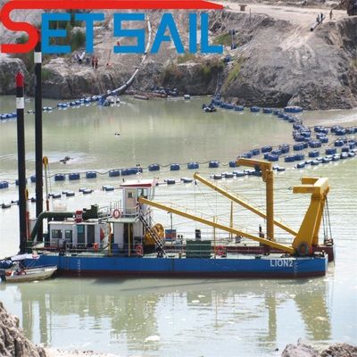 Flujo de agua personalizado 3000m3 18 pulgadas cortador de succión de dragado para operaciones de dragado