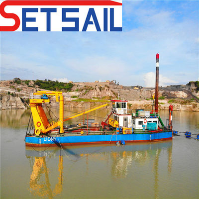 Cabrestante hidráulico motor diesel cortador excavadora de succión con técnica aséptica de zinc Spelter