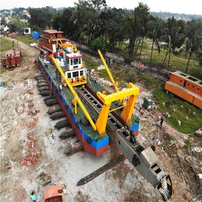 400m3 bomba de arena motor diésel cortador excavadora de succión con 220kw-5000kw potencia del motor