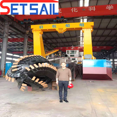 Dredger de 18 pulgadas de gran capacidad para el sudeste asiático 1137kw potencia del motor principal
