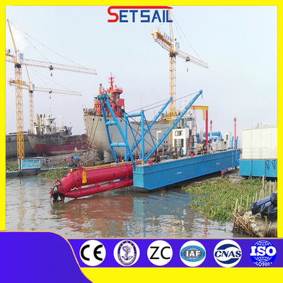 Dredger de succión de 20 pulgadas con profundidad de dragado de 15 m y medidor de flujo de agua opcional