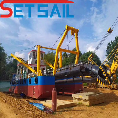 Excavadora de arena fluvial de succión con tipo de ranura CTS y calado de 0,85 m a 15 m