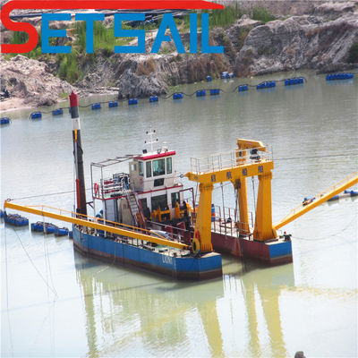 Solicitud personalizada Dredger de arena de excavación fluvial para la máquina de dragado 17m-50m longitud total