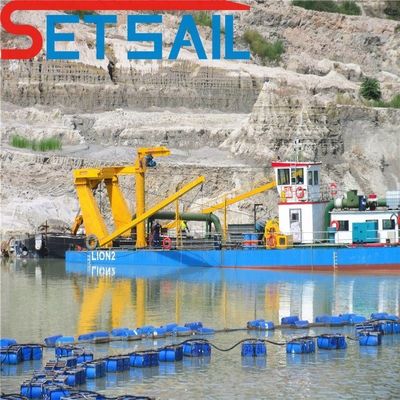 Solicitud personalizada Dredger de arena de excavación fluvial para la máquina de dragado 17m-50m longitud total