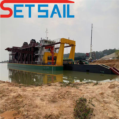 Dredger de succión de corte controlado por PLC de Siemens para profundidad y rendimiento de dragado profundo