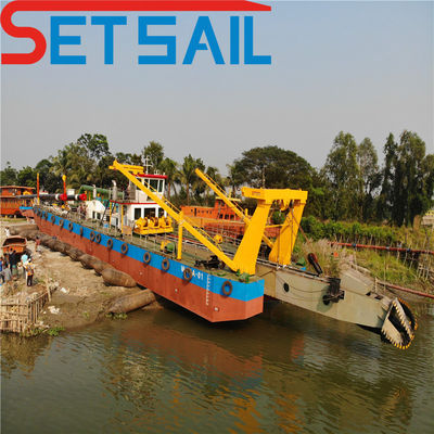 Dredger de succión de corte controlado por PLC de Siemens para profundidad y rendimiento de dragado profundo