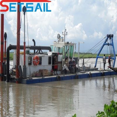 Dredger de succión con cortador de motores diésel personalizable para proyectos de deselamiento y dragado