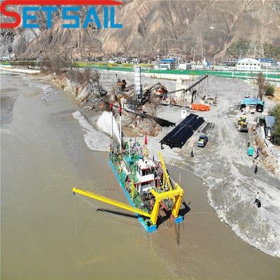 36000.000kg paquete peso bruto excavadora con bomba de succión hidráulica para proyecto de dragado