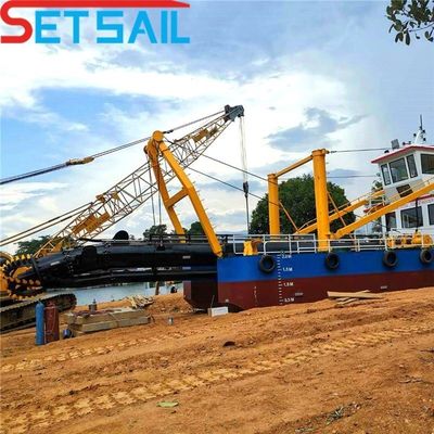 CTS Cortador de arena fluvial portátil bomba de succión excavadora con 100m3-20000m3 de flujo de agua
