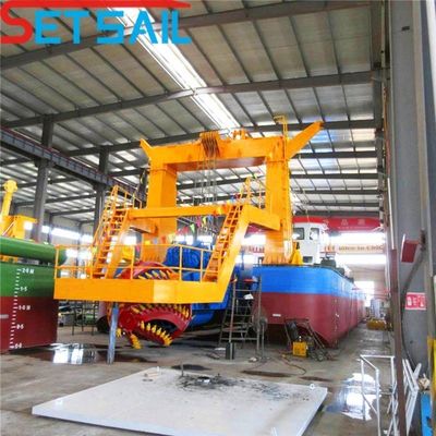 CTS Cortador de arena fluvial portátil bomba de succión excavadora con 100m3-20000m3 de flujo de agua