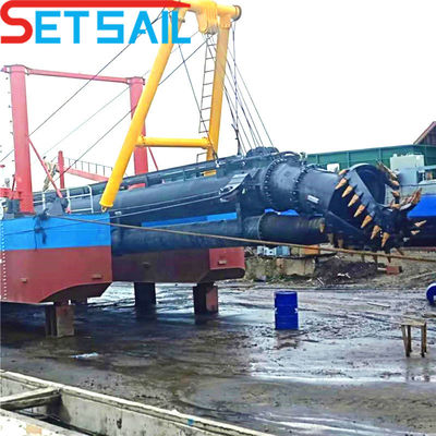 CTS Cortador de arena fluvial portátil bomba de succión excavadora con 100m3-20000m3 de flujo de agua