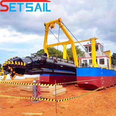 CTS Cortador de arena fluvial portátil bomba de succión excavadora con 100m3-20000m3 de flujo de agua