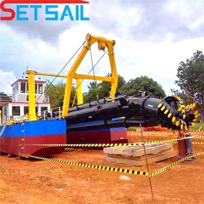 CTS Cortador de arena fluvial portátil bomba de succión excavadora con 100m3-20000m3 de flujo de agua