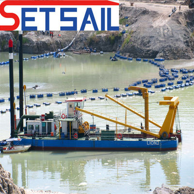 22 pulgadas cortador de bomba submarino personalizado excavadora de arena de succión para Bangladesh solución