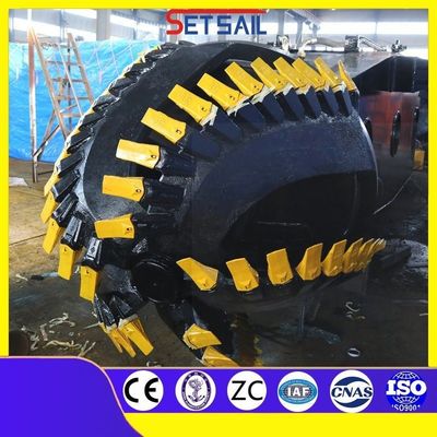 5-6 piezas Cuchilla de corte CTS Tipo de ranura CCS Cuchilla de succión Excavadora Máquina de dragado de buques