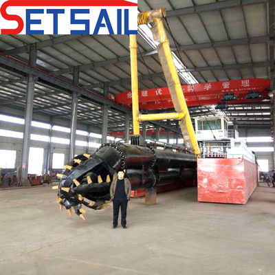 QHCSD-385 Excavadora de succión de corte de 22 pulgadas con metro de profundidad y distancia de descarga de 1500 m