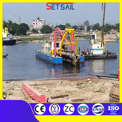 Torbellino hidráulico y cortador de cargador de espuma Succión Set diesel vela Mute río excavadora de arena