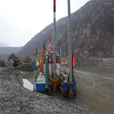 Shijiazhuang bomba doble 22 pulgadas cortador de succión draga para arena y 4500m3 flujo de agua