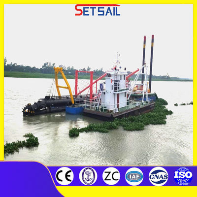 16-65m Set Sail Mute CCS Cutter Auger Suction Dredger hidráulico con motor diésel D-1